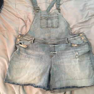 Torrid Overall Shorts